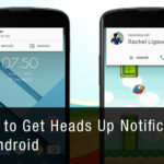 Get Heads Up notifications